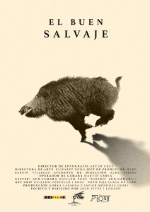 Cartel EL BUEN SALVAJE sergio caballero